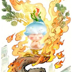 POP MART 14th anniversary Immortal Dimoo 无双镇 无烬